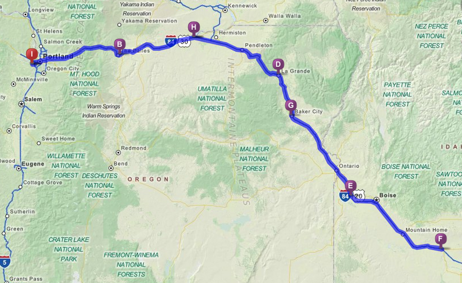 final route